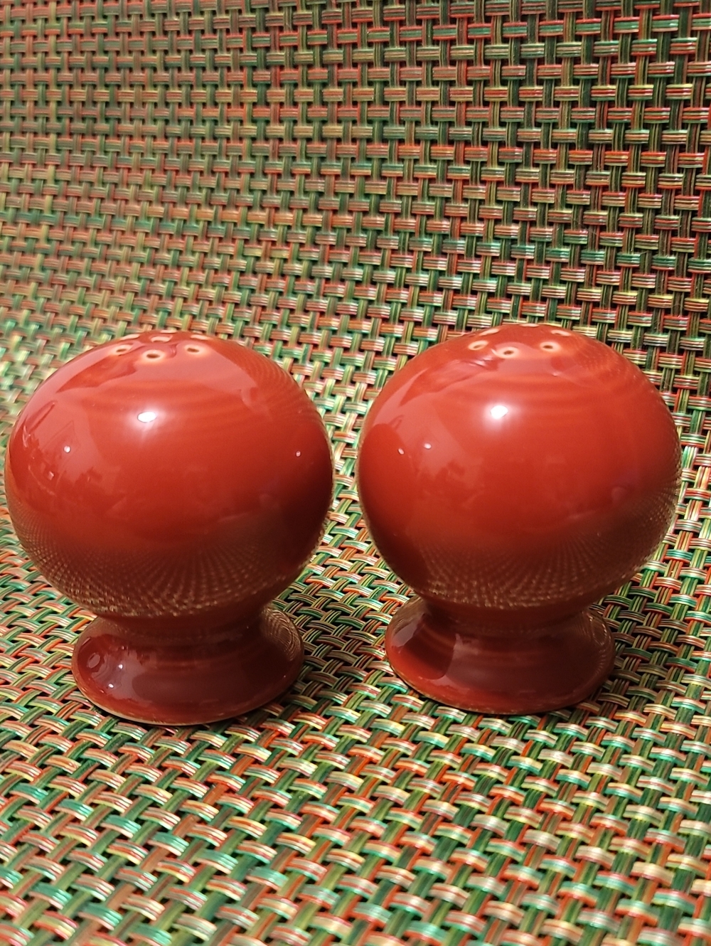 Fiestaware Salt & Pepper shakers